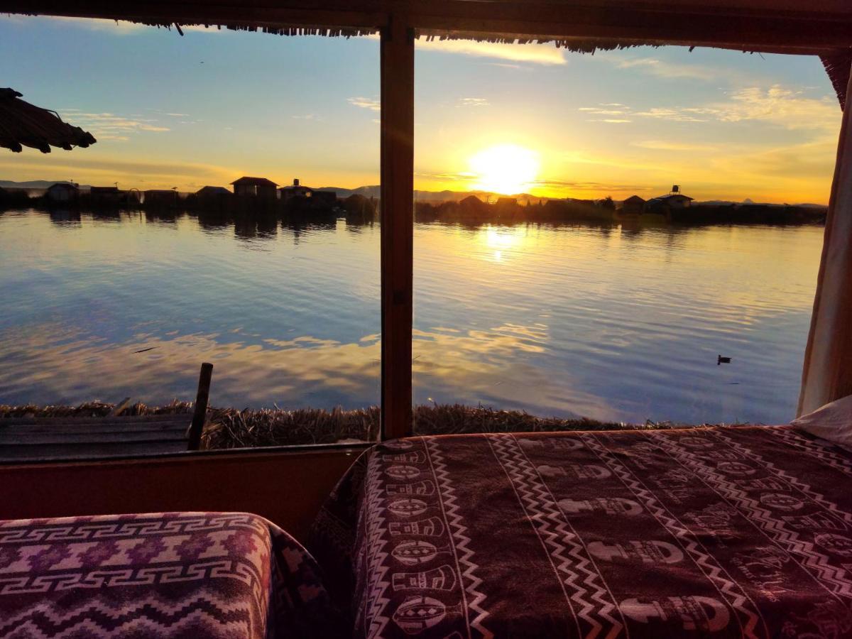Titicaca Habitacion Panoramica Vista Al Amanecer Villa Puno Exterior foto