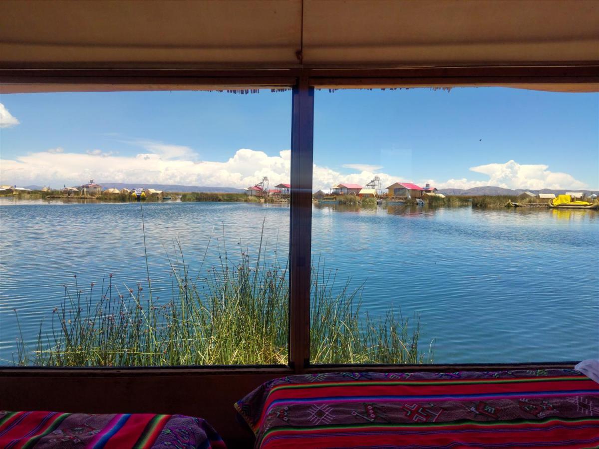 Titicaca Habitacion Panoramica Vista Al Amanecer Villa Puno Exterior foto